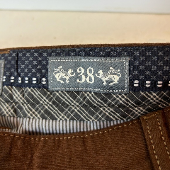 Enzo Denim Mens Becker 15 Brown Jeans Size 38 Inseam 29 inches - Picture 7 of 10